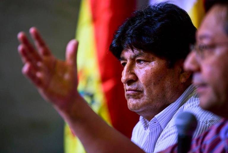 Gobierno de Bolivia rechaza posible candidatura de Morales