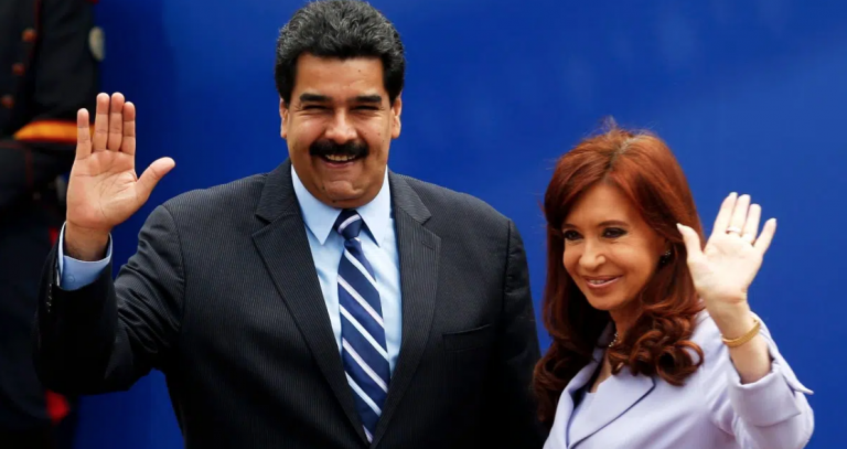 El régimen de Maduro traslada su apoyo a la vicepresidenta argentina Cristina Kirchner