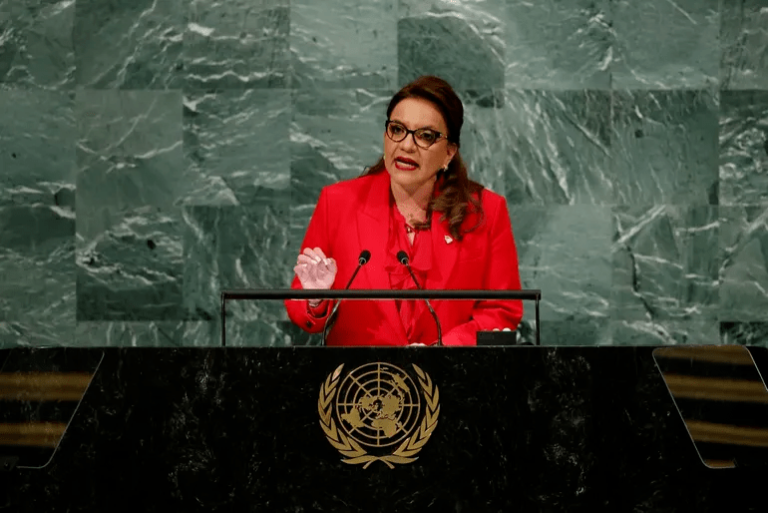 Xiomara Castro en la ONU: «Hondureños emigran por dictadura»