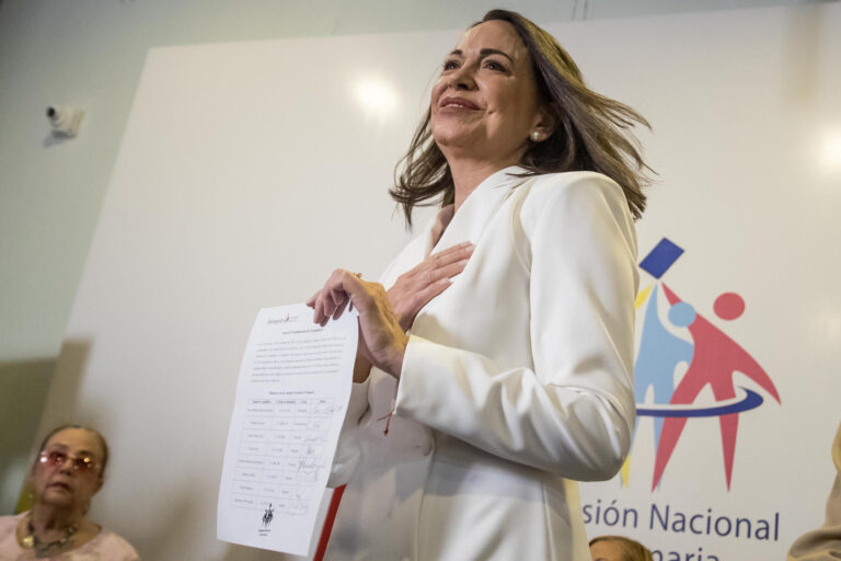 María Corina Machado agradece al Senado chileno por su apoyo a la lucha de los venezolanos